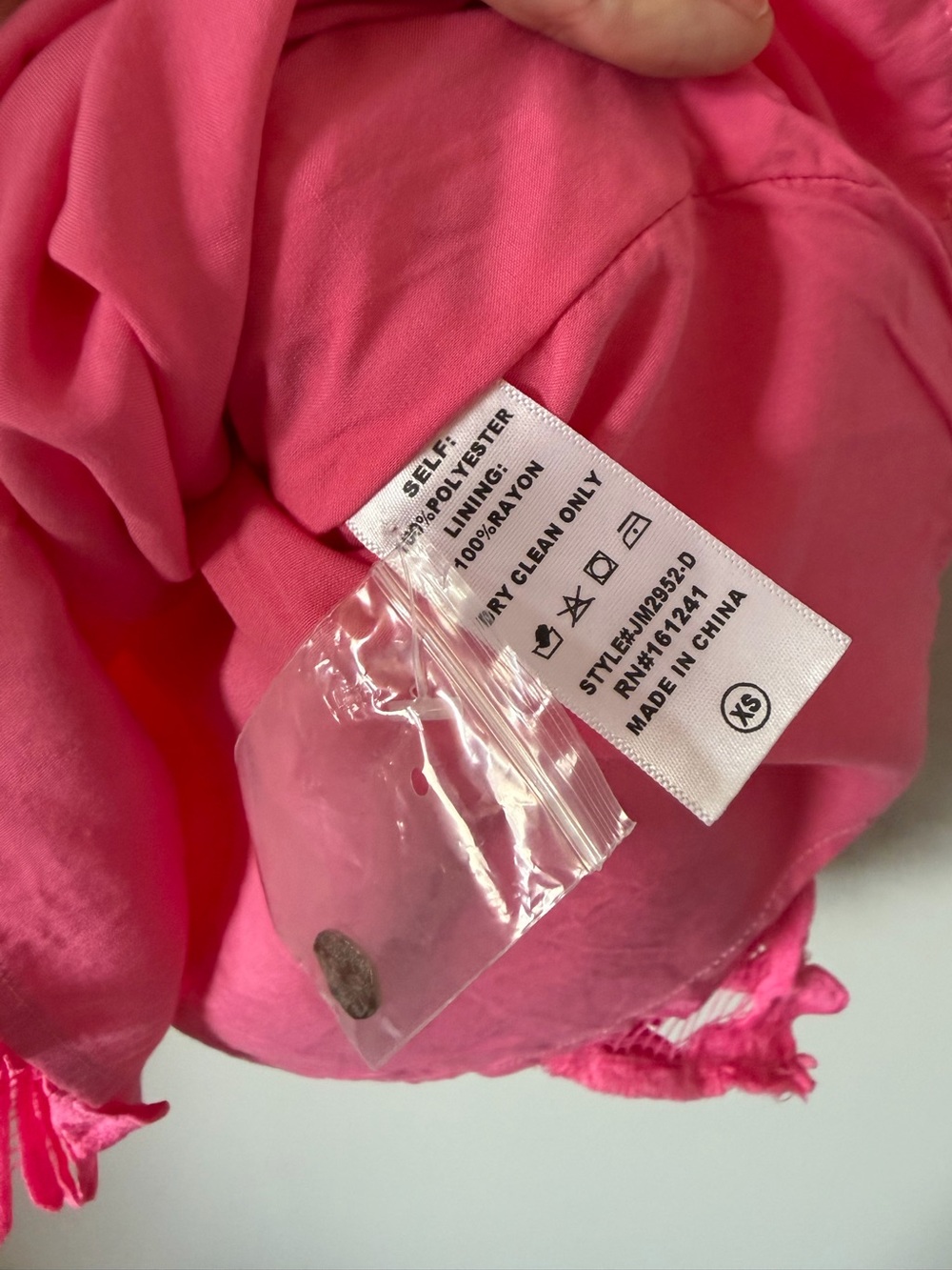 J. Marie Seraphina Dress in Hot Pink Size XS - Picture 8 of 12